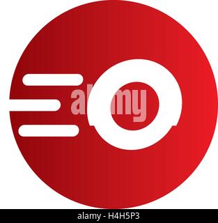 Hyper Wheel Icon Design, AI 8 supported. Stock Vector