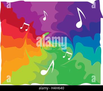 Abstract Music Background Design, AI 10 supported. Stock Vector