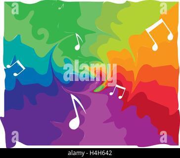 Abstract Music Background Design, AI 10 supported. Stock Vector