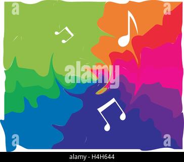 Abstract Music Background Design, AI 10 supported. Stock Vector