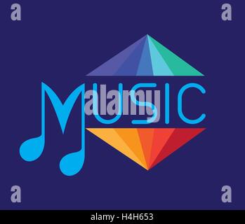 Abstract Music Background Design, AI 10 supported. Stock Vector