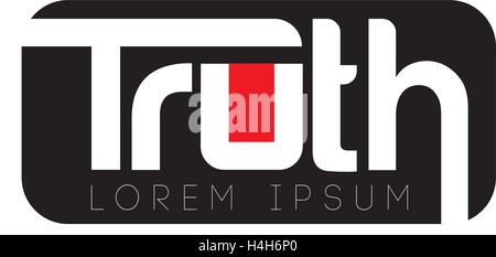 Truth Logo Design Concept, AI 10 supported Stock Vector Image & Art - Alamy