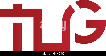 TUG Logo Concept Design, AI 10 supported. Stock Vector