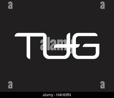 TUG Logo Concept Design, AI 10 supported. Stock Vector