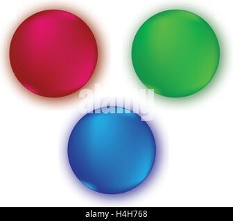 RGB Color Set Design. EPS 10 supported. Stock Vector