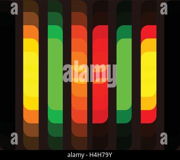 Background with Vertical Color Cells. Stock Vector