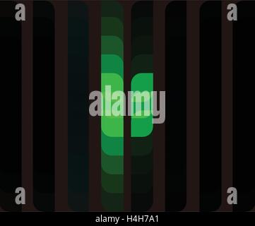 Background with Vertical Color Cells. Stock Vector