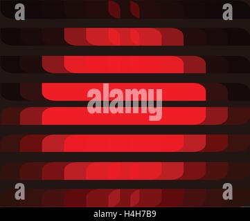 Background with Horizontal Color Cells. Stock Vector