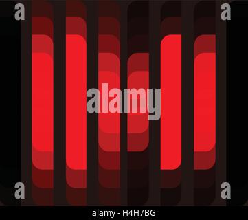 Background with Vertical Color Cells. Stock Vector