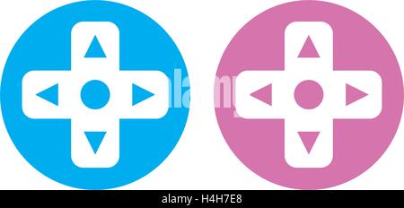 Game Console Icon Design. EPS 10 supported. Stock Vector