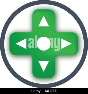 Game Console Design. EPS 10 supported. Stock Vector