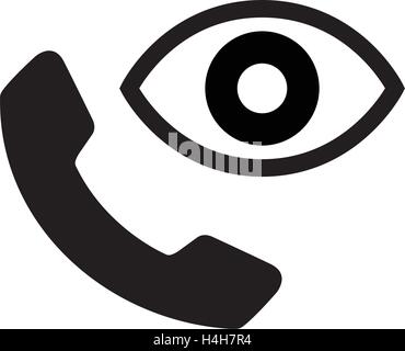 Phone and Security Concept. Stock Vector