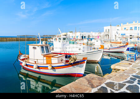 Greece, Cyclades, Paros Island, Naoussa Stock Photo - Alamy