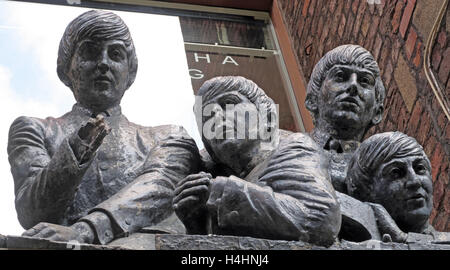 Beatles Store,Mathew Street,Beatles Cavern walks,Liverpool,Merseyside,England Stock Photo