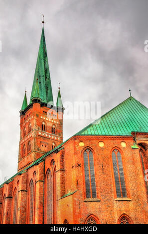 St. Peter's Church in Lubeck - Germany Stock Photo