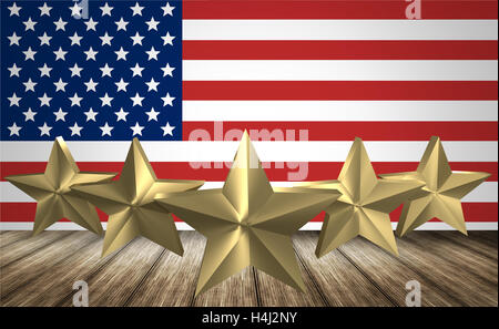 Amerika Sterne Flagge 3d render Stock Photo