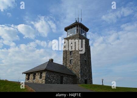 An Observation Tower On Quabbin Hill Along The Quabbin Reservoir In ...