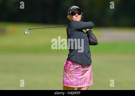 Longwood, Florida, USA. 16th Oct, 2016. Madison Pressel during the final round of the Symetra Tour Championship at Alaqua Country Club in Longwood, Florida on Oct. 15, 2016. ZUMA PRESS/Scott A. Miller Credit:  Scott Miller/ZUMA Wire/Alamy Live News Stock Photo