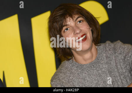 Berlin, Germany. 15th Oct, 2016. Natalia Tena attends the German Comic Con 2016 at Messe Berlin on October 15, 2016 in Berlin, Germany. | Verwendung weltweit/picture alliance Credit:  dpa/Alamy Live News Stock Photo