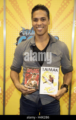 Berlin, Germany. 15th Oct, 2016. Taimak attends the German Comic Con 2016 at Messe Berlin on October 15, 2016 in Berlin, Germany. | Verwendung weltweit/picture alliance Credit:  dpa/Alamy Live News Stock Photo