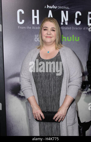 Los Angeles, Ca, USA. 17th Oct, 2016. Alexandra Cunningham attends the premiere of Hulu's 'Chance' at Harmony Gold Theatre on October 17, 2016 in Los Angeles, California. ( Credit:  Parisa Afsahi/Media Punch)./Alamy Live News