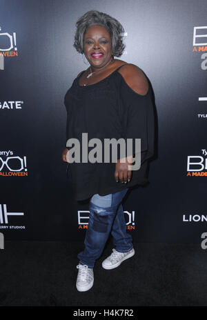 Hollywood, CA, USA. 17th Oct, 2016. 17 October 2016 - Hollywood, California. Cassi Davis. Premiere Of Lionsgate's ''Boo! A Madea Halloween'' held at ArcLight Cinerama Dome. Photo Credit: Birdie Thompson/AdMedia Credit:  Birdie Thompson/AdMedia/ZUMA Wire/Alamy Live News Stock Photo