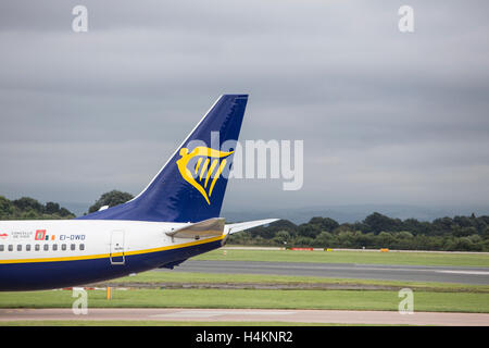 RyanAir Boeing 737-8AS at Manchester Ringways Airport Stock Photo
