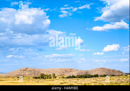 Independence Rock State Historic Site Stock Photo