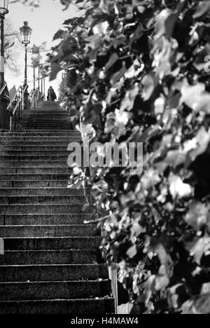 Steps in Montmartre Stock Photo