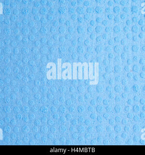 Blue kitchen cleaning napkin rag texture as background backdrop Stock Photo