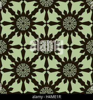 Christmas snowflakes seamless background. Stock Vector