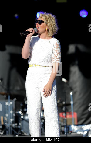 Singer Cam performs during the 4th ACM Party For A Cause Festival at the MGM Festival Grounds on April 1, 2016 in Las Vegas, Nevada. Stock Photo