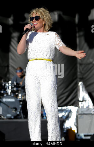 Singer Cam performs during the 4th ACM Party For A Cause Festival at the MGM Festival Grounds on April 1, 2016 in Las Vegas, Nevada. Stock Photo