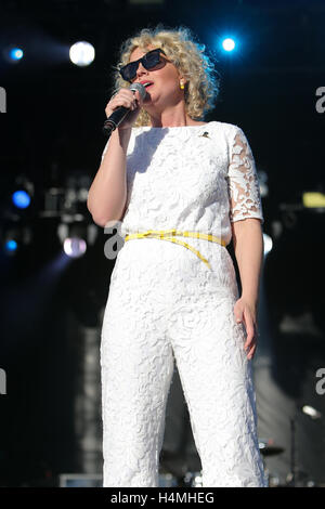 Singer Cam performs during the 4th ACM Party For A Cause Festival at the MGM Festival Grounds on April 1, 2016 in Las Vegas, Nevada. Stock Photo