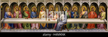 The Last Supper 1390 Lorenzo Monaco 1365 Siena 0 1426 Florence Italy Italian 14th Century Stock Photo