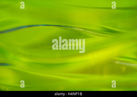 Abstract Green Waves Background Stock Photo