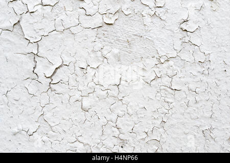 Cracked Paint on Wall Stock Photo