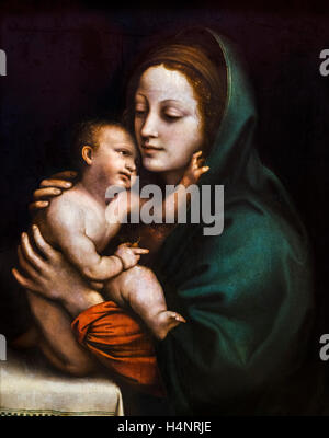 Virgin and Child by Bernardino Luini, 16th Century, (Circa 1480-1532 ...