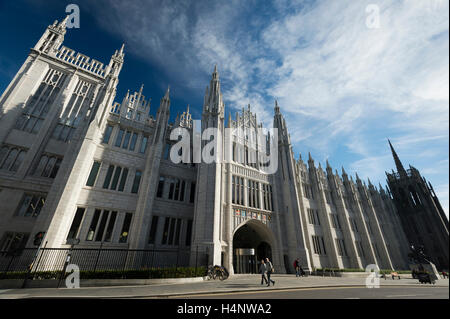 Marischal College, Broad Street, Aberdeen, Aberdeenshire, Scotland. Stock Photo