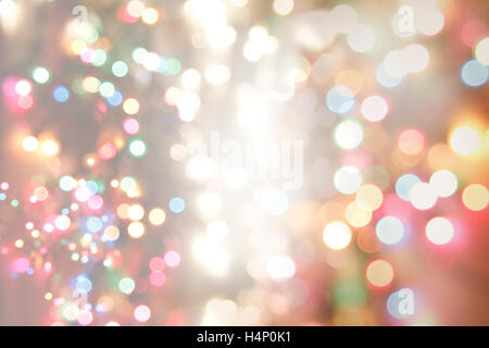 Colorful blurred circles abstract background Stock Photo