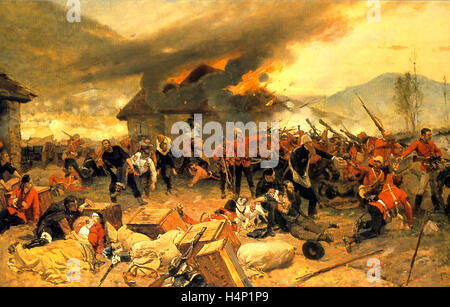 WILLIAM BRITAIN ANGLO-ZULU war - Evacuation of the hospital - Lot de 3