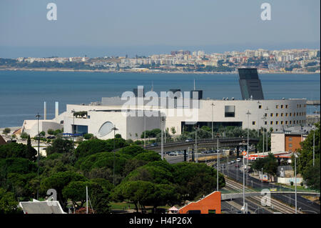Champalimaud Centre for the Unknown, Charles Correa architect Foundation Champalimaud, GNR, Belem, Lisboa, Lisbon, Portugal Stock Photo