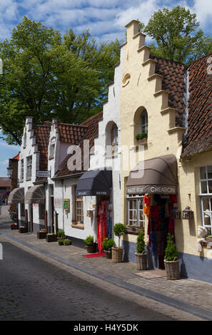 Gift Shops in Walstraat, Brugge, Belgium Stock Photo