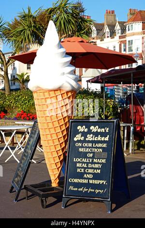 Large Ice Cream Stand Outside Ice Stock Photo 1335408629