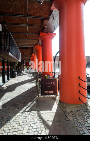 The Albert Dock Complex in the Historic Liverpool Waterfront Merseyside England United Kingdom UK Stock Photo