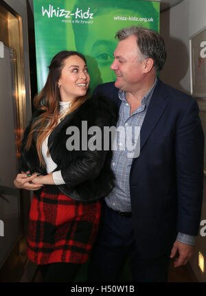 EMBARGOED TO 0001 WEDNESDAY OCTOBER 19 BBC's Strictly Come Dancing contestant Ed Balls with his dance partner Katya Jones, during a Whizz-Kidz event in central London, as the former Children's Secretary and Shadow Chancellor of the Exchequer has been announced as the patron for the disabled children and young people's charity Whizz-Kidz. Stock Photo