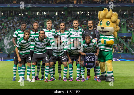 Lisbon, Portugal. 18th October, 2016. Referee of the game, Damir ...