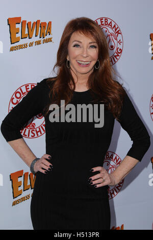 Hollywood, Ca. 18th Oct, 2016. Cassandra Peterson attends the launch party for Cassandra Peterson's new book 'Elvira, Mistress Of The Dark' at the Hollywood Roosevelt Hotel on October 18, 2016 in Hollywood, California. ( Credit:  Parisa Afsahi/Media Punch)./Alamy Live News Stock Photo