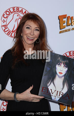 Hollywood, Ca. 18th Oct, 2016. Cassandra Peterson attends the launch party for Cassandra Peterson's new book 'Elvira, Mistress Of The Dark' at the Hollywood Roosevelt Hotel on October 18, 2016 in Hollywood, California. ( Credit:  Parisa Afsahi/Media Punch)./Alamy Live News Stock Photo