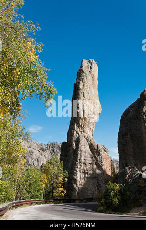 Needles Highway, Custer State Park, South Dakota. Stock Photo